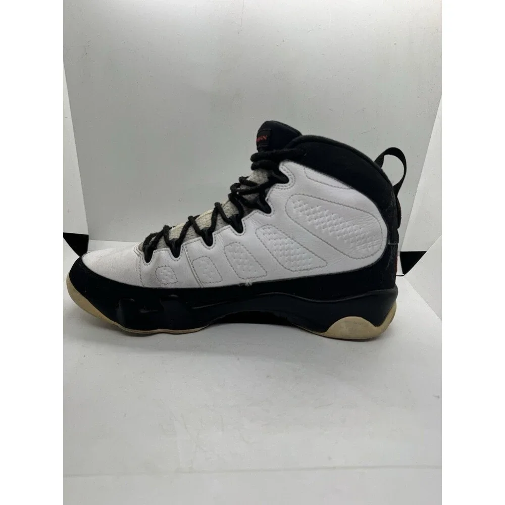 Nike Air Jordan 9 Mens size 10 White Black Space Jam Shoes Sneakers 302370 112